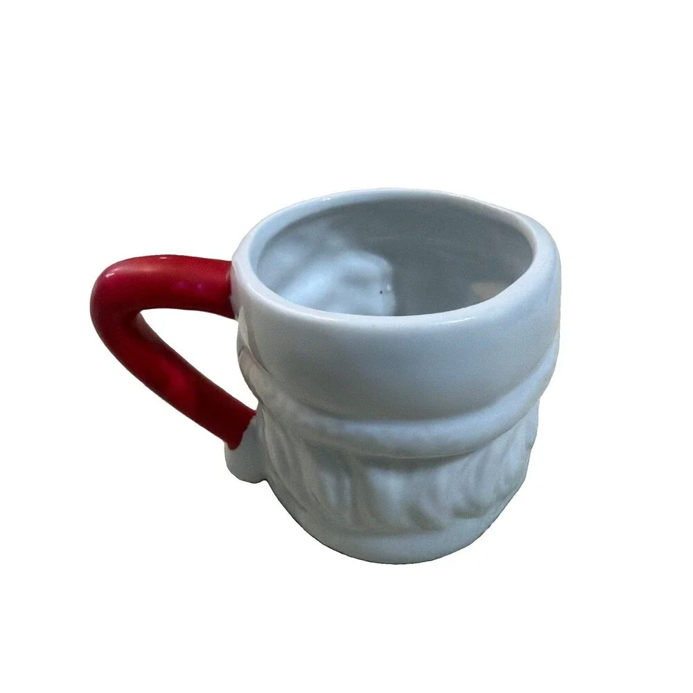 Vintage Ceramic Santa Claus Coffee Mug Christmas 1994 Whimsical 3.5” Tall